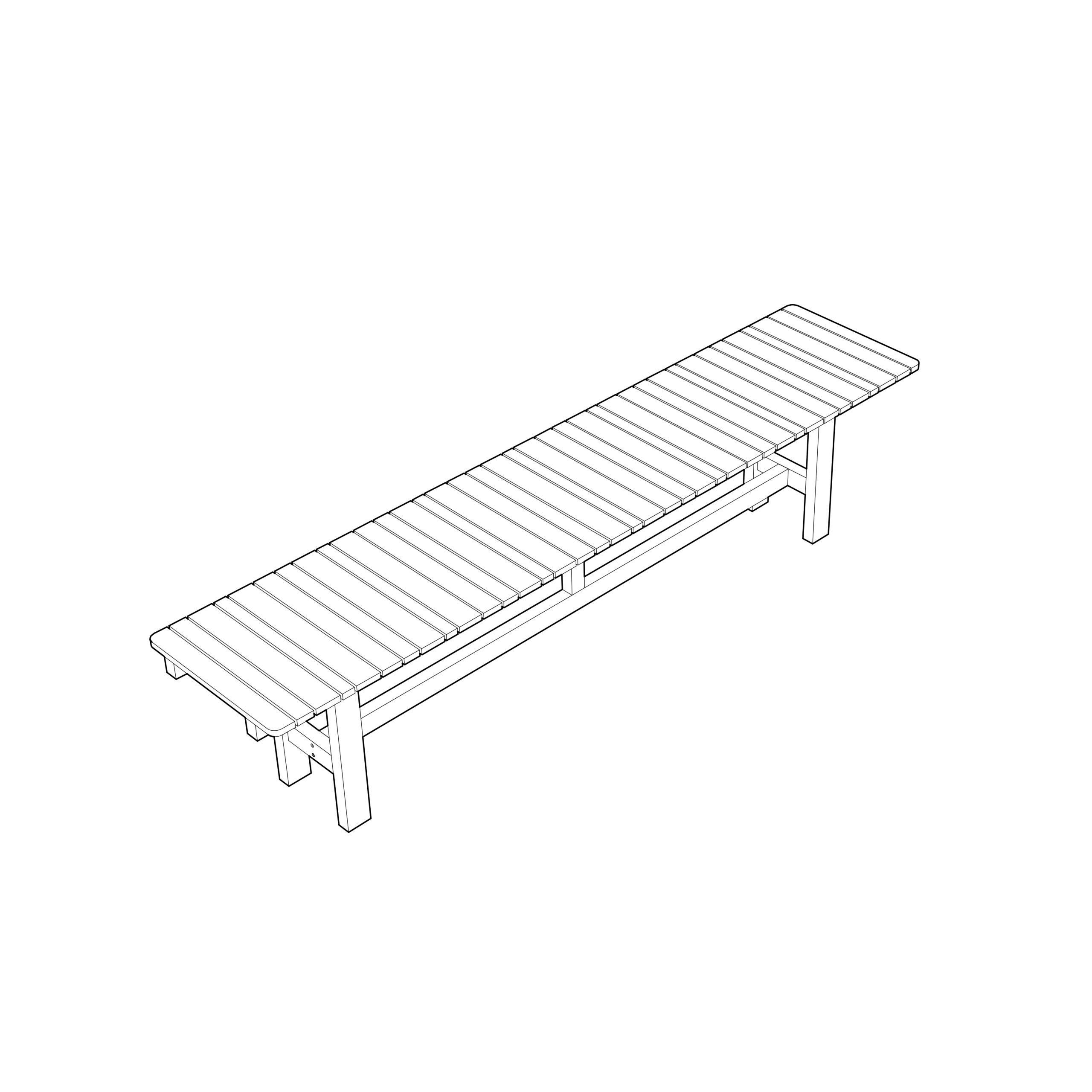 LBa02 – Banc de jardin