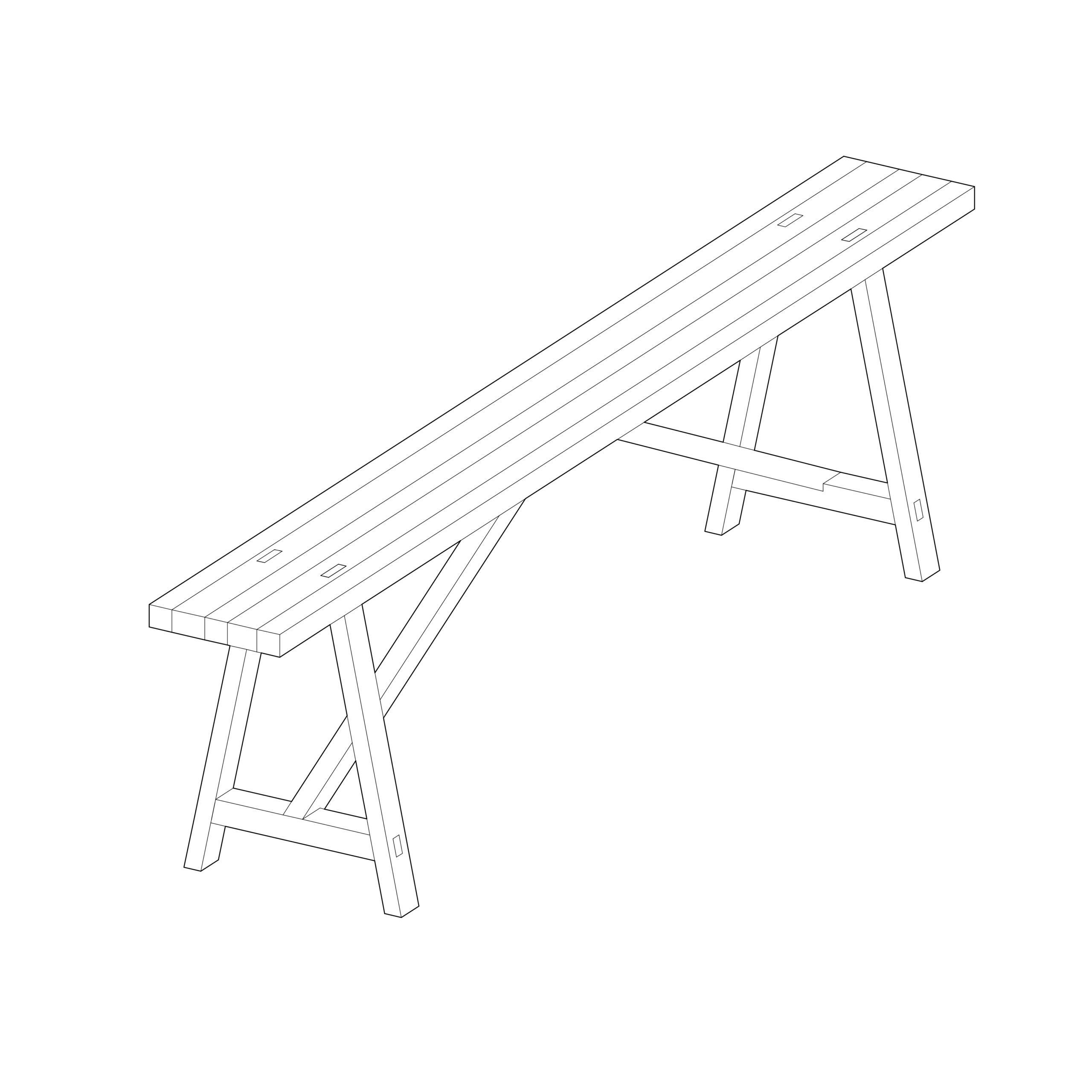 Banc paysan MBa01