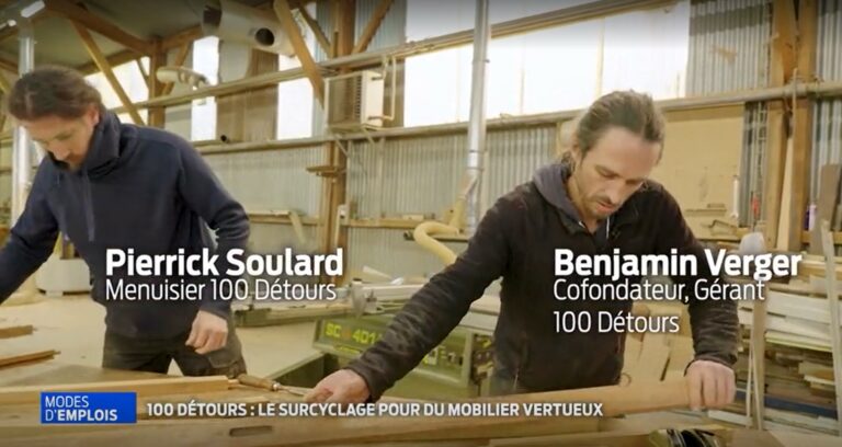 Reportage de TV7 sur 100 Détours