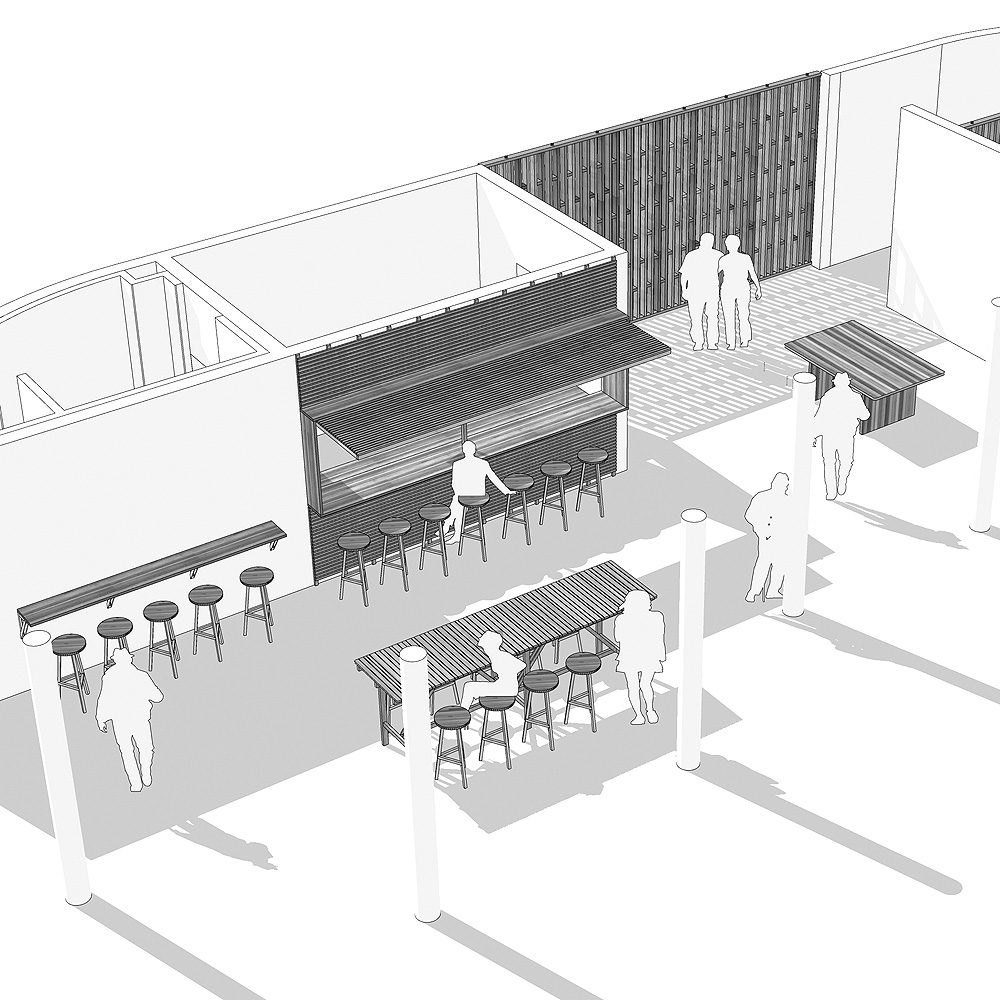 AEc04 – Aménagement du kiosque Wesco